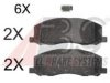 A.B.S. 37761 OE Brake Pad Set, disc brake